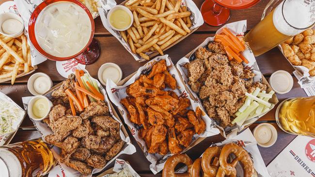 WingHAUS by Bavarian menu is available in Toowoomba on UberEats and Menulog.