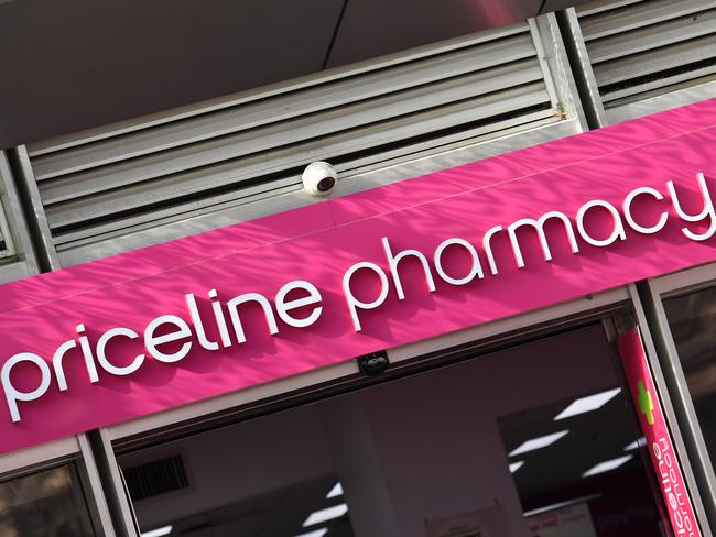 Priceline Pharmacy store in Sydney, Monday, July 9, 2018. (AAP Image/Mick Tsikas) NO ARCHIVING