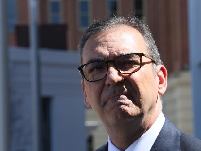 Premier Steven Marshall said the state was in a good position to reduce restrictions in the coming weeks. Picture: NCA NewsWire / Emma Brasier