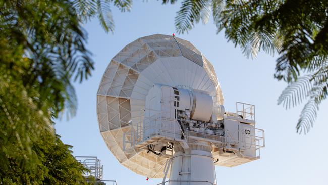 The C-band radar at the Harold E. Holt Naval Communication Station near Exmouth, Western Australia.