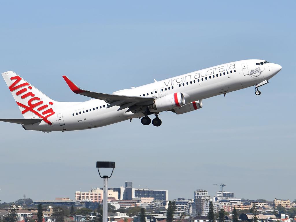 Virgin Australia has been hard-hit by the COVID-19 crisis. Picture: Saeed Khan/AFP