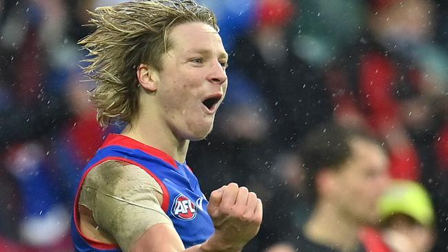 Cody Weightman kicked four goals for the Bulldogs.