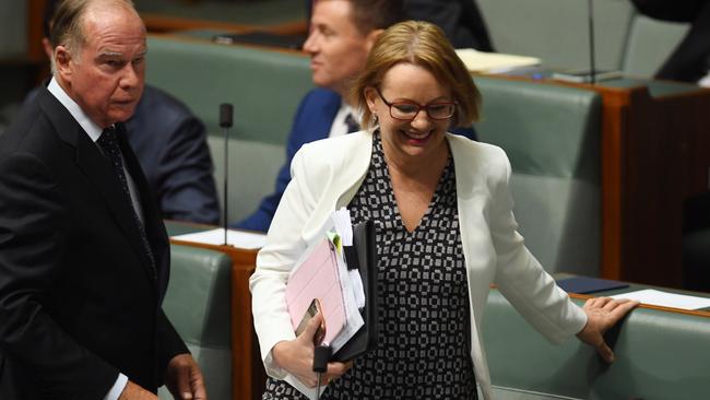 Former Australian Health Minister Sussan Ley could be moved back into the Cabinet. Picture: Lukas Coch