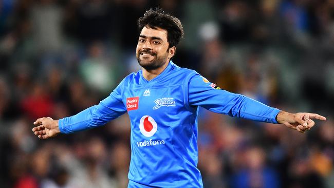 Batsmen still have trouble picking Rashid Khan’s wizardry.