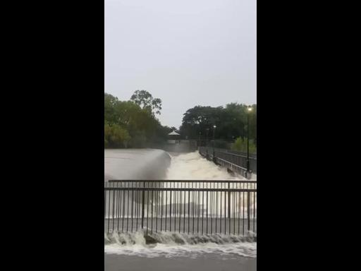 Ross River raging in Townsville after record rainfall