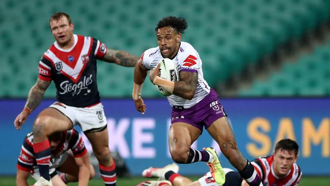 Josh Addo-Carr is Bulldogs-bound in 2022. Picture: Cameron Spencer/Getty Images