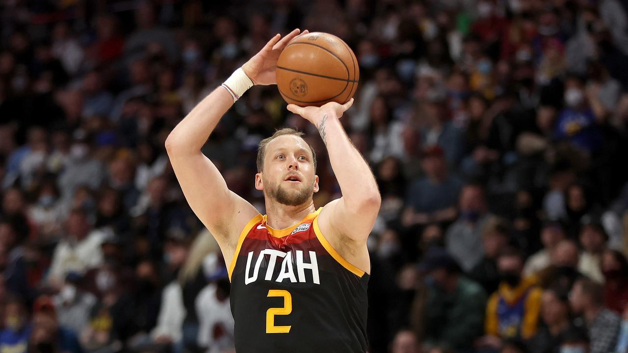 Joe Ingles looks to be joining Portland. Picture: AFP