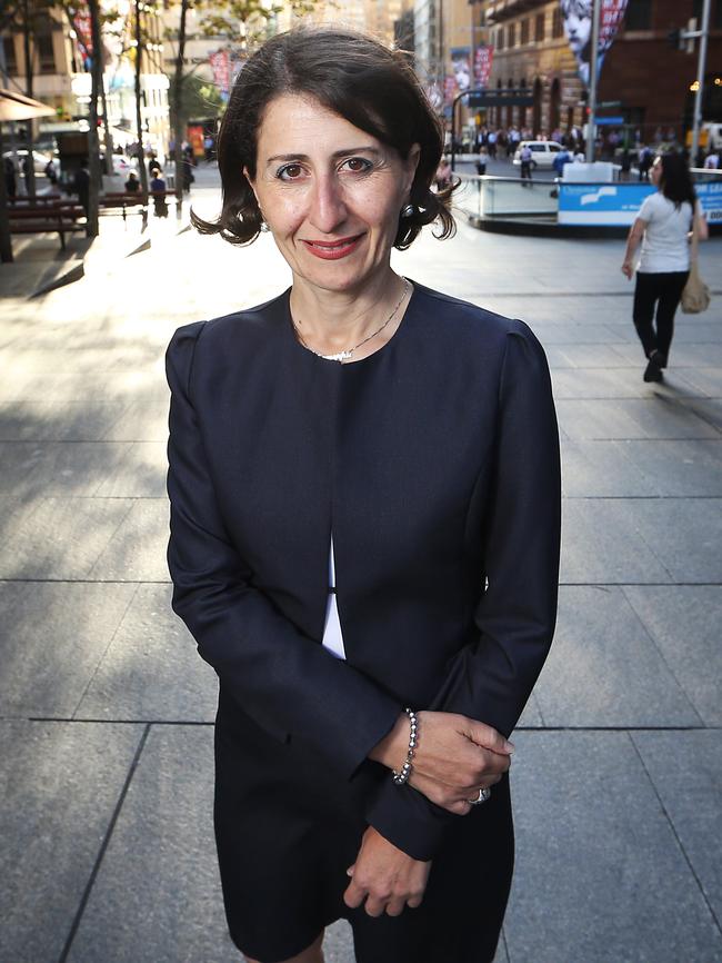 Gladys Berejiklian was asked to change to the laws while she was still Transport Minister. Picture: John Feder