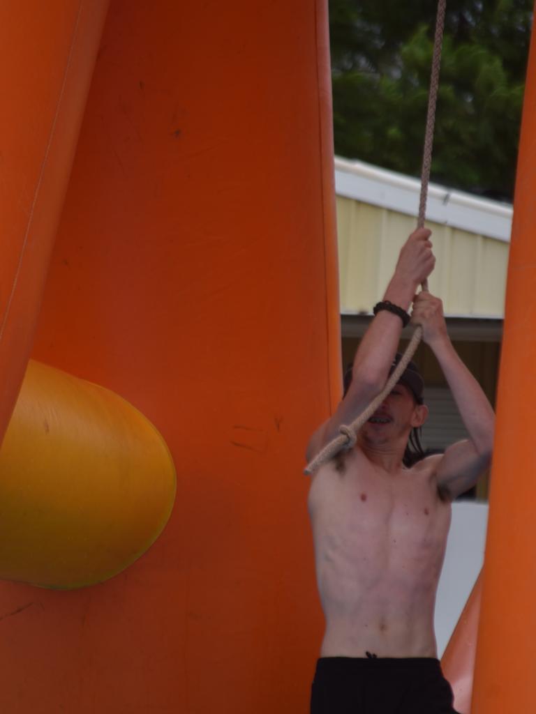 PARTY TIME: There were plenty of splatters and splashes at Dalby's pool party on Saturday afternoon.