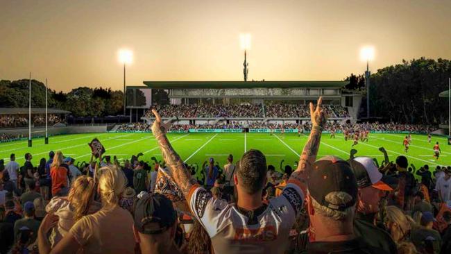 Inner West Council’s Leichhardt Oval masterplan would include new grandstand seating.