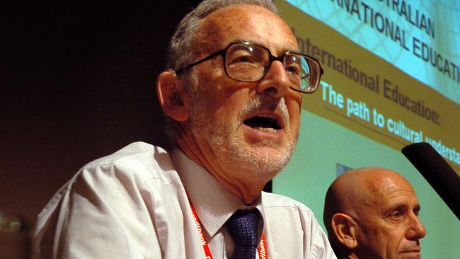 The Australian Population Research Institute’s Dr Bob Bob Birrell (left).