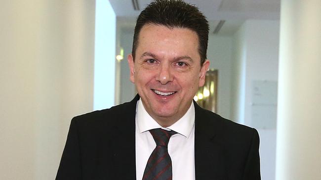 Senator Nick Xenophon — now a British citizen, according to a hopeful few.