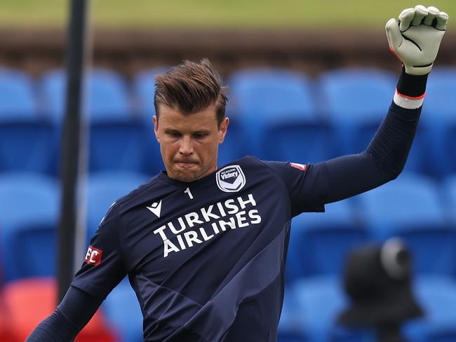 Mitch Langerak’s perfect record came to an end. Photo: Scott Gardiner/Getty Images.