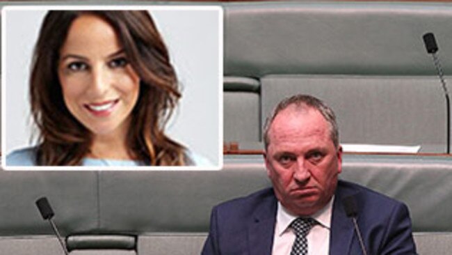 Sharee Markson and Barnaby joyce