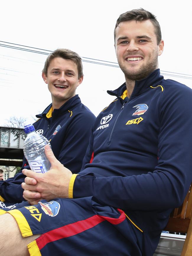 Gun Crows brothers Matt and Brad Crouch. Picture: Sarah Reed