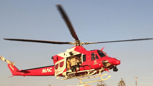 Emergency services were called to the busy stretch of Silver Sands beach, near Aldinga Beach, at 7.40pm Thursday 3rd January after reports of the woman being found in the water.The woman, 38, was brought into the beach and was treated by multiple off duty ambulance officers who were at the beach at the time.They performed CPR as a Medstar helicopter flew to the scene from Adelaide. - picture Leon Bignell