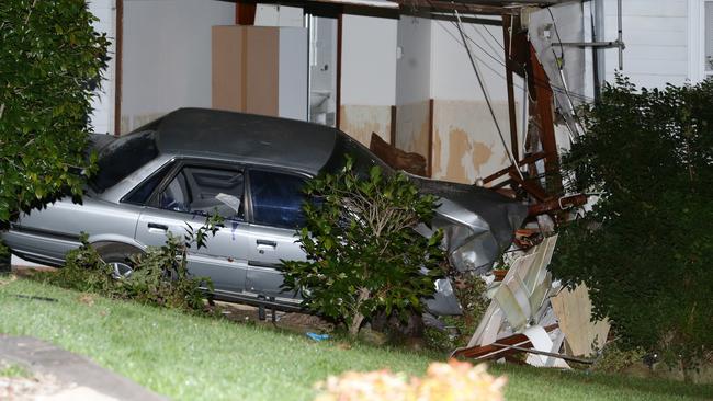 Labor Park crash: Car into house leaves driver in hospital, asbestos ...