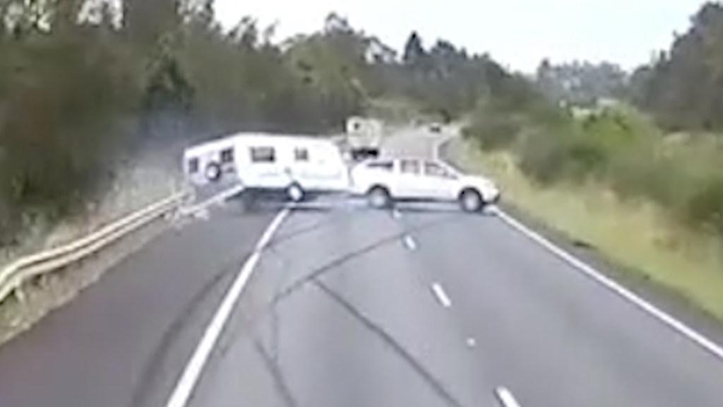 Freeway Caravan Crash | The Mercury