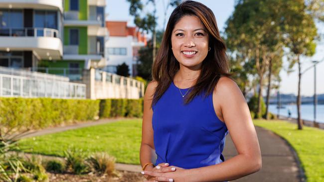 Real estate agent Ania Aquino said Sydney property prices meant most first-homebuyers were in their 30s now. Picture: David Swift