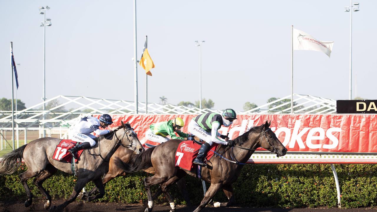 Poet’s Landing winning the Ladbrokes NT Derby