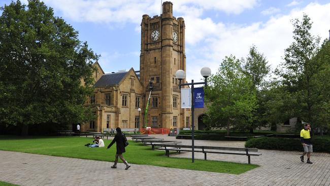 Melbourne University said any “large group teaching” will be off campus.