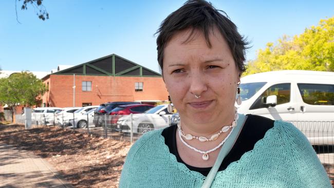 Noarlunga Downs’s Melinda Szabo does not feel safe when she visits Noarlunga Centre to access shopping and services. Picture Dean Martin