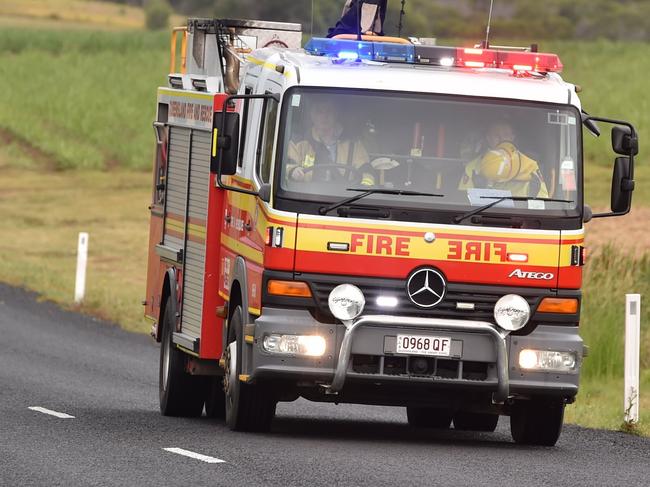 Queensland Fire and Emergencies services have eight crews en route.