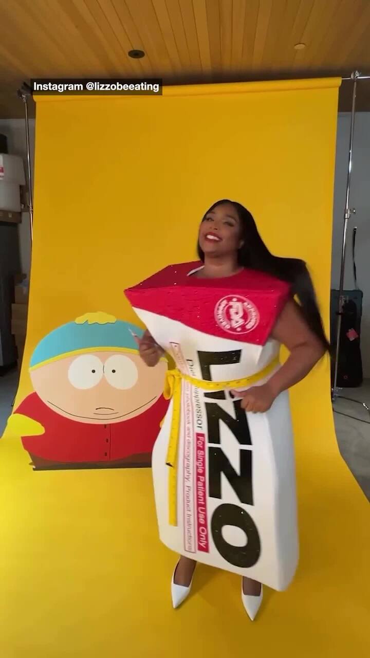 Lizzo mocks South Park parody with Halloween costume