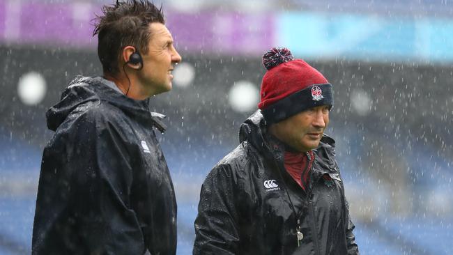 England assistant Scott Wisemantel (left) is also expected to link up with the Wallabies. Picture: Getty Images