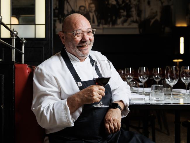 Restaurateur Tony Percuoco who is celebrating 50 years as a chef, at Tartufo Ristorante in Fortitude Valley. Picture Lachie Millard