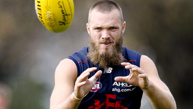 Max Gawn was in sensational form against Richmond. Picture: Wayne Ludbey