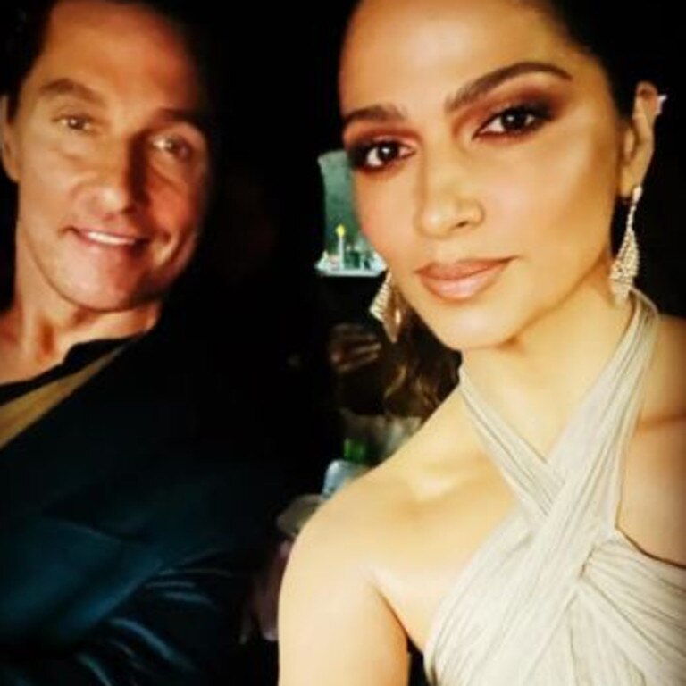 The pair have three children together and live in Austin. Picture: Instagram/camilamcconaughey
