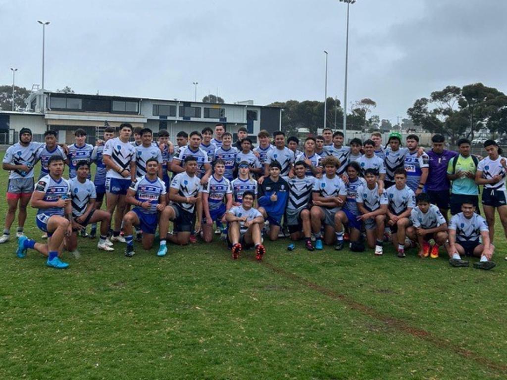 The Queensland Brothers U17 side’s trip to Melbourne. Picture: Supplied.