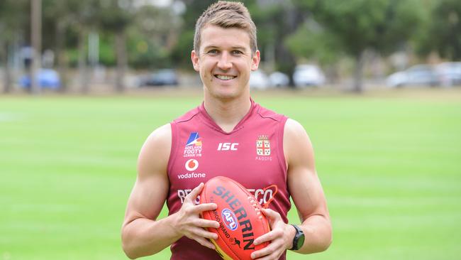 Former Melbourne and Port Adelaide midfieler Jack Trengove was the league’s biggest signing at Prince Alfred Old Collegians. Picture: AAP/Brenton Edwards