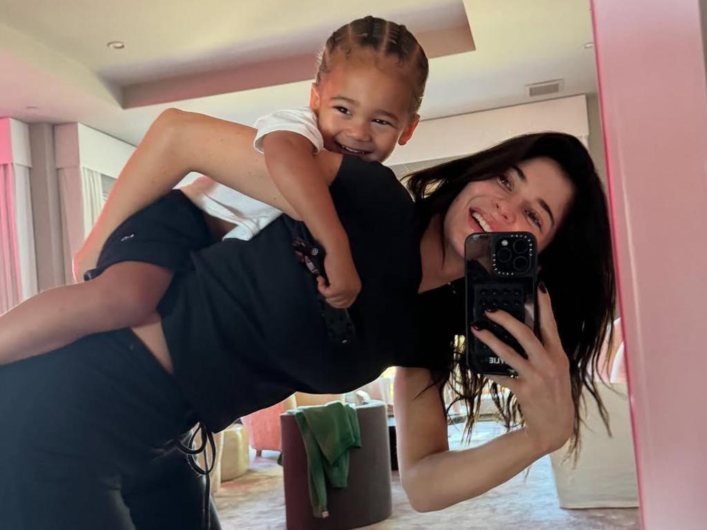Jenner shared a series of photos with her kids on Mother's Day.