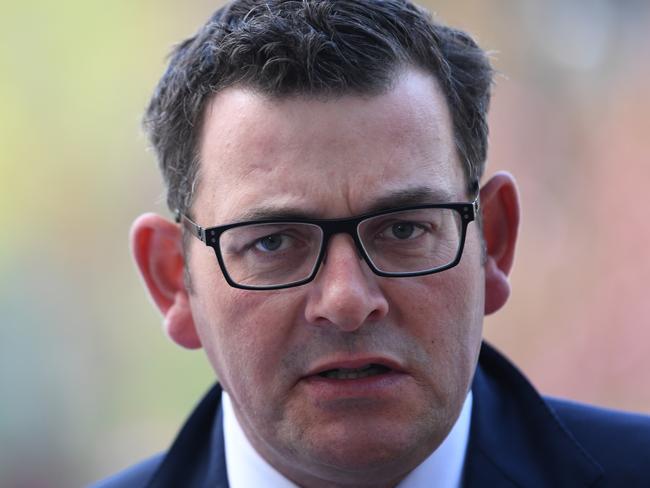 ‘We are going to have to curtail the rights and freedoms of a small number of people in order to keep the vast majority of Australians safe,’ Victorian premier Daniel Andrews says. Picture: AAP