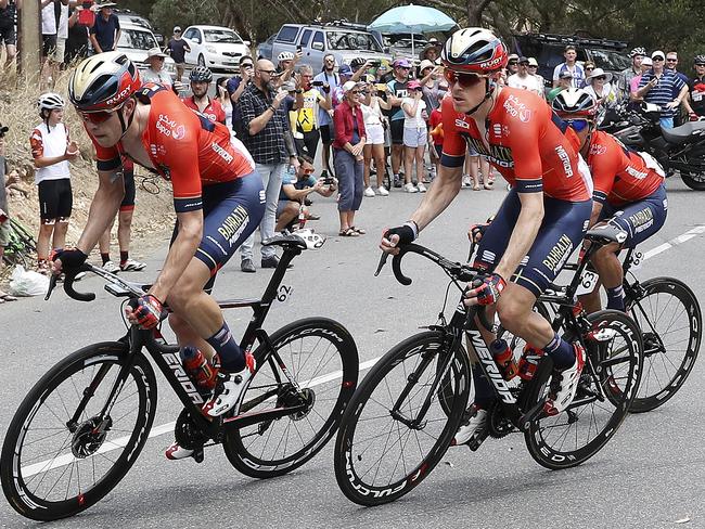 CYCLING - Tour Down Under - Stage 1 - North Adelaide to Port Adelaide. Rohan Dennis heading to Paracombe. Picture SARAH REED