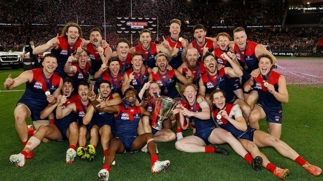 The 2021 premiership Demons. Picture: AFL Photos/Getty Images