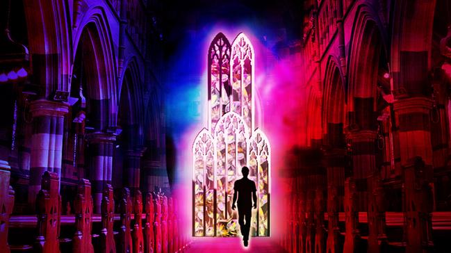 Render of Altar to the Future, part of the White Night Festival in Melbourne. Picture: Supplied