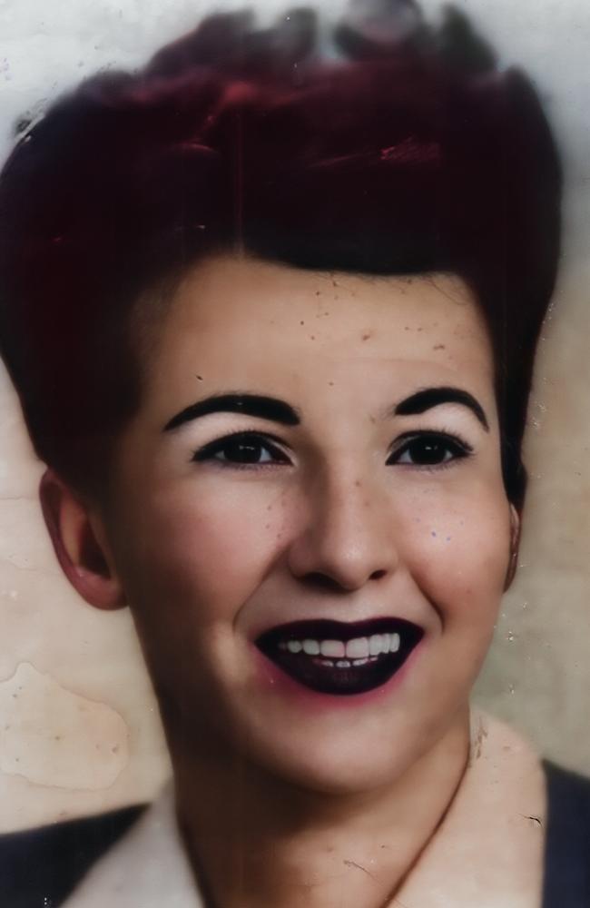 ‘What have they done to her?’ … a colourised version of a 1948 studio portrait of Jean Lee. By the time of her death three years later she had wasted away.