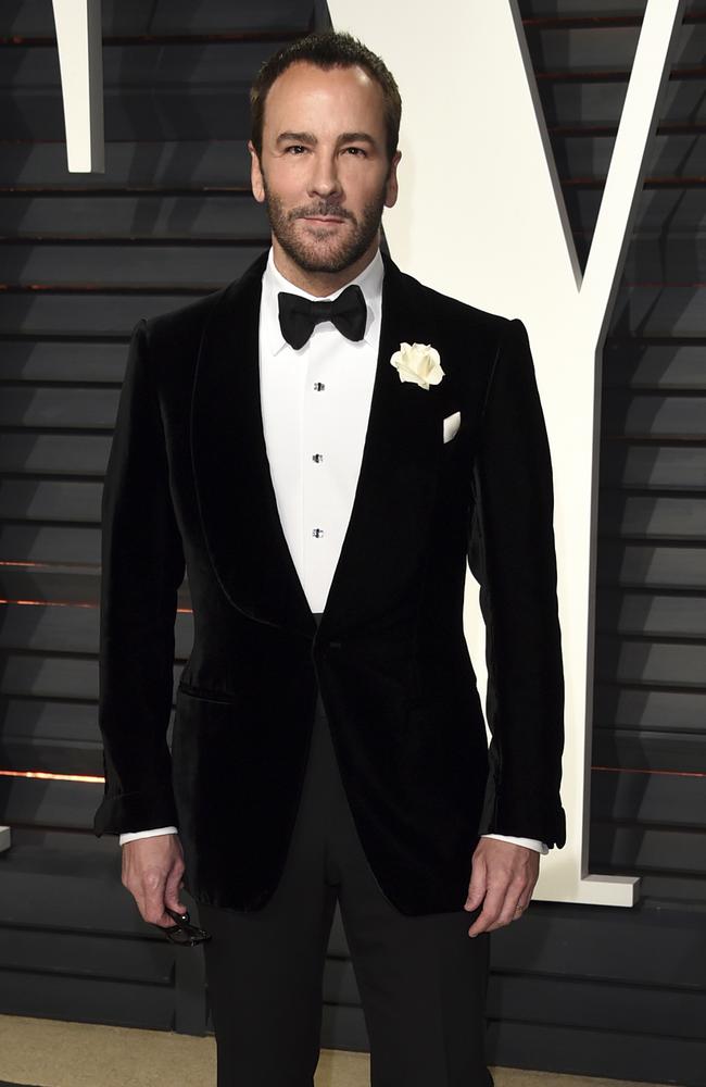 Tom Ford arrives at the Vanity Fair Oscar Party on Sunday, Feb. 26, 2017, in Beverly Hills, Calif. Picture: AP