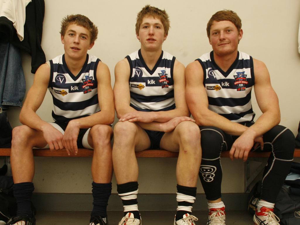 Devon (R) Smith in 2007 when playing for Lara. Picture: Supplied.