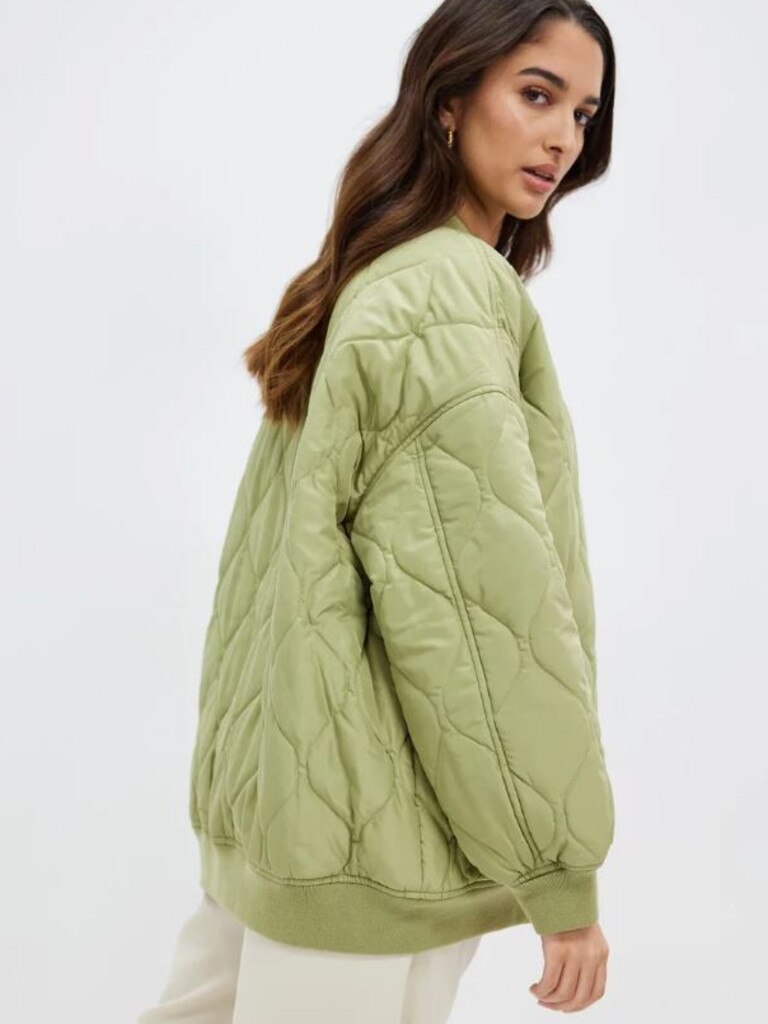 Aere Quilted Cloud Bomber. Picture: THE ICONIC.
