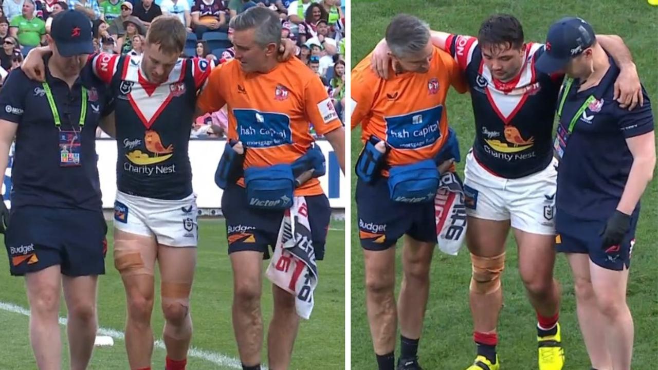 Disaster for the Roosters. Photo: Fox Sports