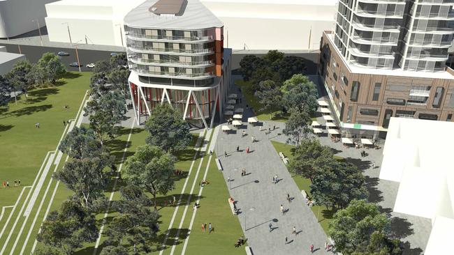 Artist impression of the Bull 'n' Bush redevelopment.