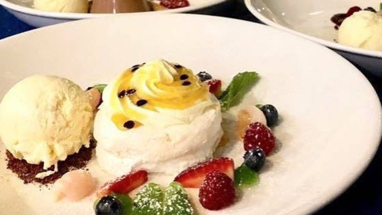 Pavlova, like this one from Daniel Espinosa from George's Paragon, never goes out of style.