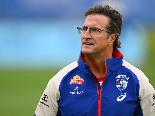 Luke Beveridge says he is always optimistic heading into the next season, and 2024 is no different. Picture: Morgan Hancock/Getty Images.