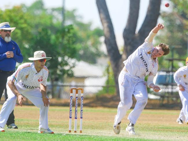 Josh Kann was offered a contract with Hobart Hurricanes after his brilliant season with bat and ball at Tracy Village. Picture: Glenn Campbell