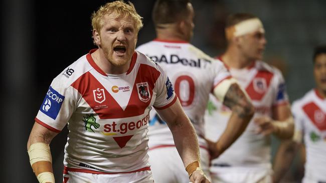 James Graham took up an option in his favour to remain at the Dragons this season Picture: Getty Images