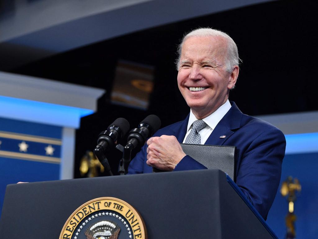 US President Joe Biden has faced backlash amid the formula crisis. Picture: Nicholas Kamm/AFP